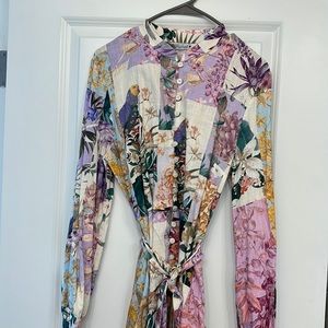 ZARA button detail dress